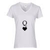 Heavy Cotton Women's V-Neck T-Shirt Thumbnail